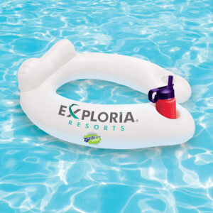 The beautiful Exploria Resorts offering their guest the custom branded Zero Gravity Float for there guest.