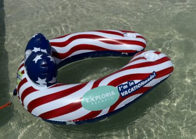 Exploria Resorts Custom Branded Floats